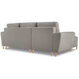 Cosmopolitan Design Svijetlo siva sklopiva/s prostorom za odlaganje kutna garnitura od bouclé tkanine (s lijevim kutom/s ležaljkom) Kyoto – | shoptok.hr