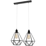  Luster KARO 2xE27/15W/230V crna | Eponuda.com