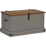  Škrinja za pohranu HALDEN siva 91x48x47 cm puno drvo bor | Eponuda.ba