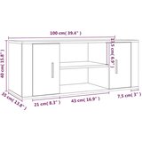 TV omarica sonoma hrast 100x35x40 cm inženirski les, (20730818) | Shoptok.si