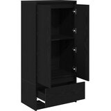  Ormar s ladicom crni hrast 55,5x34x119,5 cm konstruirano drvo | Eponuda.ba