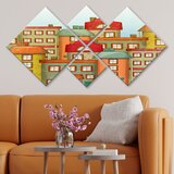 Wallity slika 4MDF21275457, 60x115 cm, 4 dela | ePonuda.com