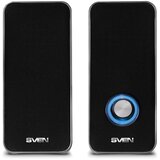 Sven 325 2.0 zvočniki, USB, izhodna moč 2x3W (RMS), ČRNA | Shoptok.si