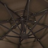  Senčnik aluminij taupe 3x3 m | Shoptok.si