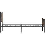  Metalni okvir kreveta bez madraca boja hrasta 100x190 cm | Eponuda.ba