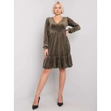 FANCY Dress-FA-SK-7530.84P-khaki | Shoptok.si