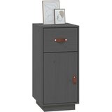  Komoda siva 34x40x75 cm trdna borovina, (20654743) | Shoptok.si