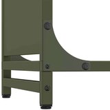  Stalak za drva za ogrjev Maslinasto zelena 60x28x90 cm | shoptok.hr