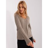 Wool Fashion Italia Sweater-AT-SW-2329.98P-khaki | Shoptok.si