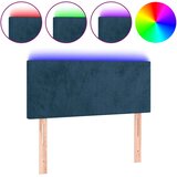  LED uzglavlje tamnoplavo 90x5x78/88 cm baršunasto | Eponuda.ba