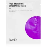 Face D Fast Hydrating eksfoliacijska maska iz platna 17 ml
