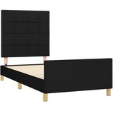  Okvir za krevet bez madraca crni 100x200 cm od tkanine | shoptok.hr