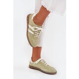 Boto Low Leather Women's Sneakers Lime Ismina | shoptok.hr