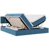vidaXL Krevet s od storage s madracem Tamno plava 90 x 200 cm - Tamno plava 180 x 200 cm Gumbi | shoptok.hr