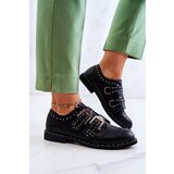 Boto Women's Leather Brogues With Buckles Lu Boo Black | ePonuda.com
