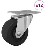  Dizalni kotač 12 pcs Srebrno 60 x 60 x 50 mm Željezo i najlon | Eponuda.ba