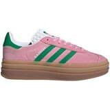 Adidas Niske tenisice 'Gazelle Bold' tamno zelena / prljavo roza | shoptok.hr