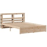 vidaXL Okvir za krevet s uzglavljem 150 x 200 cm borovina | shoptok.hr