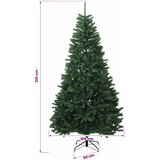  Umjetno božićno drvce s nogom 210 cm 400 LED lampica | shoptok.hr