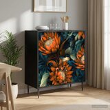  Kreveta LOCHEM Crni hrast 69 x 33 x 76 cm Konstruirano drvo | shoptok.hr