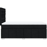  Krevet s oprugama i madracem crni 90x200 cm od tkanine | shoptok.hr