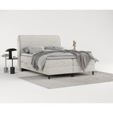 Maison de Rêve Svetlo siva boxspring postelja s prostorom za shranjevanje 180x200 cm Melba – | Shoptok.si