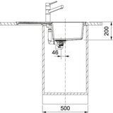 Franke SUDOPER S2D 611-78 Glečer bijela, (143.0590.159) | shoptok.hr