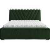 Boxxx OBLAZINJENA POSTELJA 140 cm x 200 cm , tekstil temno zelena | Shoptok.si
