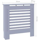 Pokrov za radijator sivi mdf 78 cm | shoptok.hr
