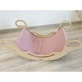 ELIS design Podloga za Montessori gugalnico 6 v 1 smile z elastanom, starinsko rožnata | Shoptok.si