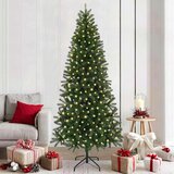 vidaXL Umestno božično drevo med 300 LED Zelena 210 cm PE in PVC | Shoptok.si