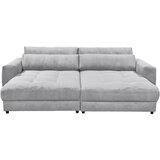 MID.YOU VELIKA ZOFA, svetlo siva tekstil, leseni material | Shoptok.si
