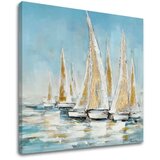  Slika na platnu BRODOVI NA MORE Popust 60% 70X70 cm | Eponuda.com