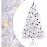  Umjetno božićno drvce s nogom Bijelo 300 cm PVC i čelik | shoptok.hr