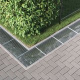  Rešetka Srebrno 60 x 40 x 2 cm Vruće pocinčani čelik | shoptok.hr