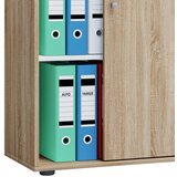 MID.YOU pisarniška omara lona xl, hrast | Shoptok.si