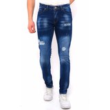 True Rise Kavbojke slim 140551287 Modra Cene