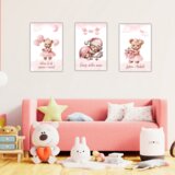 Set unikatnih slik za otroško sobo – Nežnost in veselje za vašo malo princesko | Shoptok.si