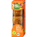 dmBio Voćne kuglice na bazi urmi sa punjenjem od kokosa i marakuje (14%) presvučene pahuljicama manga, 3x20g 60 g