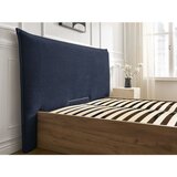 Bobochic Paris Modra oblazinjena oblazinjena/iz iverne plošče zakonska postelja s prostorom za shranjevanje z letvenim dnom 180x200 cm Charlie – | Shoptok.si