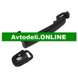 CITROËN/PEUGEOT Zunanji ročaj vrat 307/SW/BREAK spredaj | črna 9101.W3 original | Shoptok.si