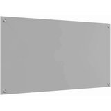 vidaXL Zaščita za kuhinjo 2 pcs Svetlo siva 110 x 60 cm kaljeno steklo | Shoptok.si
