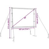  Projekcijsko platno s stojali 90 palcev 4:3, (5000098077) | Shoptok.si