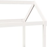  Dnevni krevet i klupa s krovom bez madraca bijeli 80x200 cm | shoptok.hr