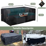 ENZENO zaščitna vodoodporna prevleka za vrtno pohištvo - 200 × 160 × 74 cm odprta embalaža | Shoptok.si
