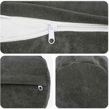  Presvlaka za jastuk 2 pcs HEERLEN Antracit Ø 15 x 40 cm | shoptok.hr