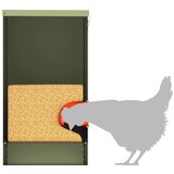  Hranilica za piliće 2 pcs Maslinasto zelena 60.5 x 29 x 51 cm | shoptok.hr