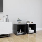 TV ormarići 2 kom sivi 37 x 35 x 37 cm konstruirano drvo | Eponuda.com