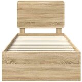  Konstrukcija postelje z vzglavjem Sonoma hrast 90 x 200 cm, (5000102497) | Shoptok.si