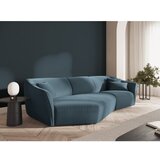 Cosmopolitan Design Plava baršunasti kutna garnitura Tokyo – | shoptok.hr